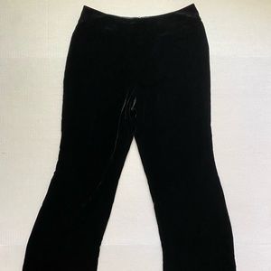 ANN TAYLOR Y2K velvet flowy pants
